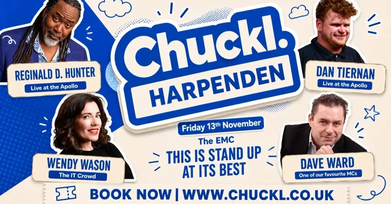 Chuckl. Harpenden with Reginald D. Hunter