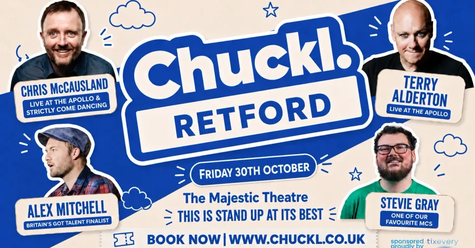 Chuckl. Retford with headliner Chris McCausland & Special Guests